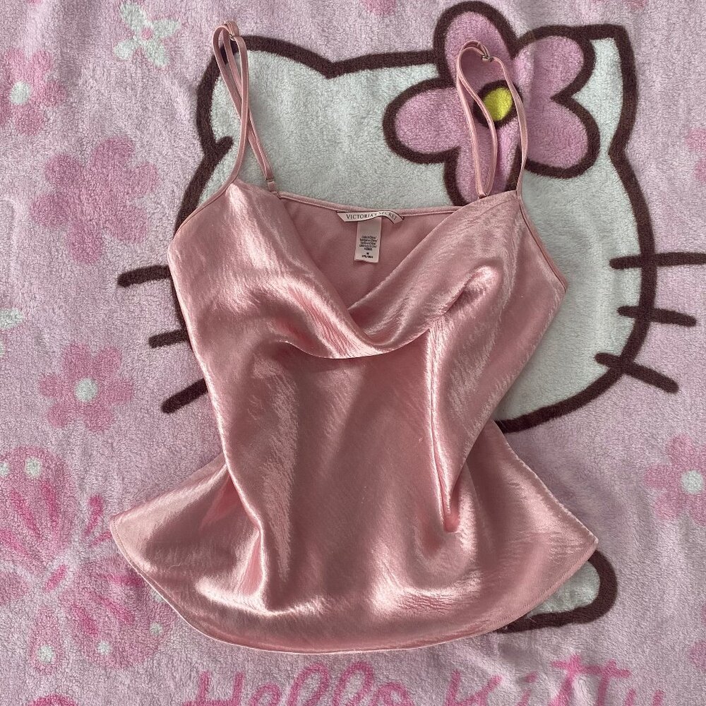 Victoria's Secret Satin Pink Top